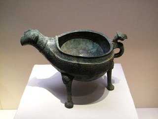 鸟形青铜匜，春秋·燕，1952年河北唐山贾各庄出土，中国国家博物馆文物。