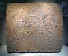 辎车画像砖，东汉，1953年四川成都扬子山出土，中国国家博物馆文物。
