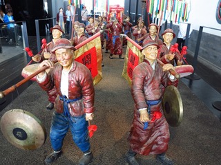 清朝老北京婚俗泥塑，北京首都博物馆。