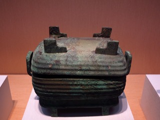 铜盨，西周（公元前1046年-公元前771年）青铜器，山西翼城县大河口1017号墓出土，首都博物馆文物展。