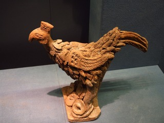 陶凤，海淀区耶律铸夫妇墓出土，北京首都博物馆文物展。
