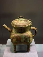 克盉，西周早期（前11世纪中期－前10世纪中期），房山区琉璃河遗址出土，首都博物馆文物展。