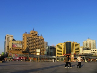 辽宁省鞍山市，市区风光。
