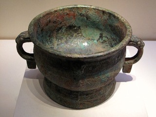 “禽”青铜簋，西周，盛食器，中国国家博物馆文物展。