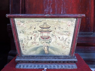 祭孔乐器“祝”，北京孔庙大成殿。