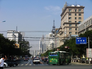 辽宁省鞍山市市区风光。001