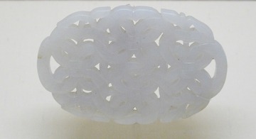 绶带结形佩，辽金，国家博物馆中国古代玉器艺术展。