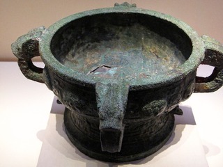 宜侯夨青铜簋，周康王时期，1954年江苏丹徒烟墩山出土，中国国家博物馆文物展。