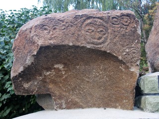 内蒙古，赤峰城市风光，岩画，源于初头郎镇阴河流域，产生于新石器时代的中晚期。