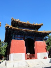 孔庙碑亭，北京孔庙和国子监博物馆。