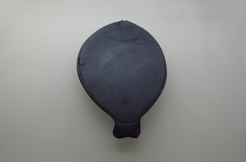 端石鱼形砚，清代道光年间，广东省博物馆古代文物。
