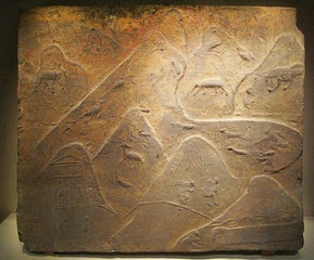 盐场画像砖，东汉，1954年四川成都扬子山出土，中国国家博物馆文物。