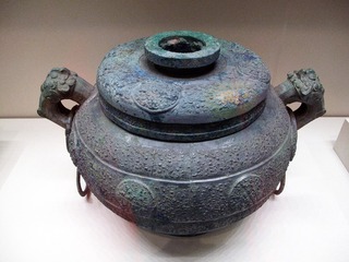 “楚高”青铜缶，战国·楚，1954年山东泰安采集，中国国家博物馆文物。