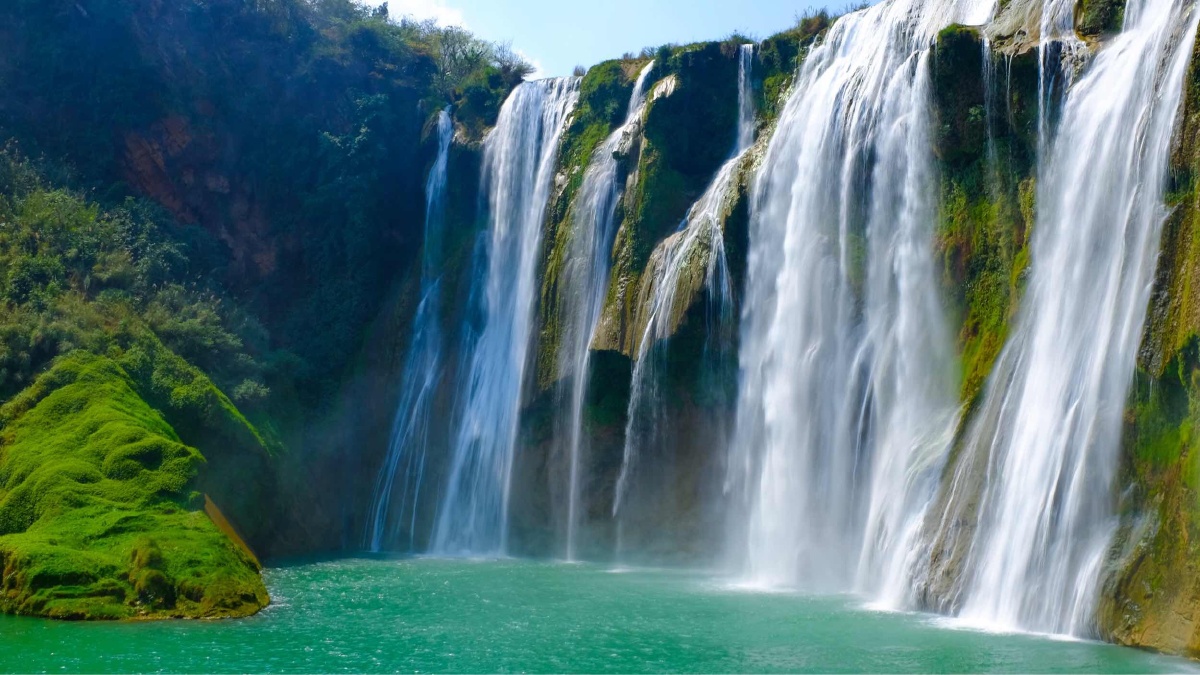 云南曲靖·罗平九龙瀑布群