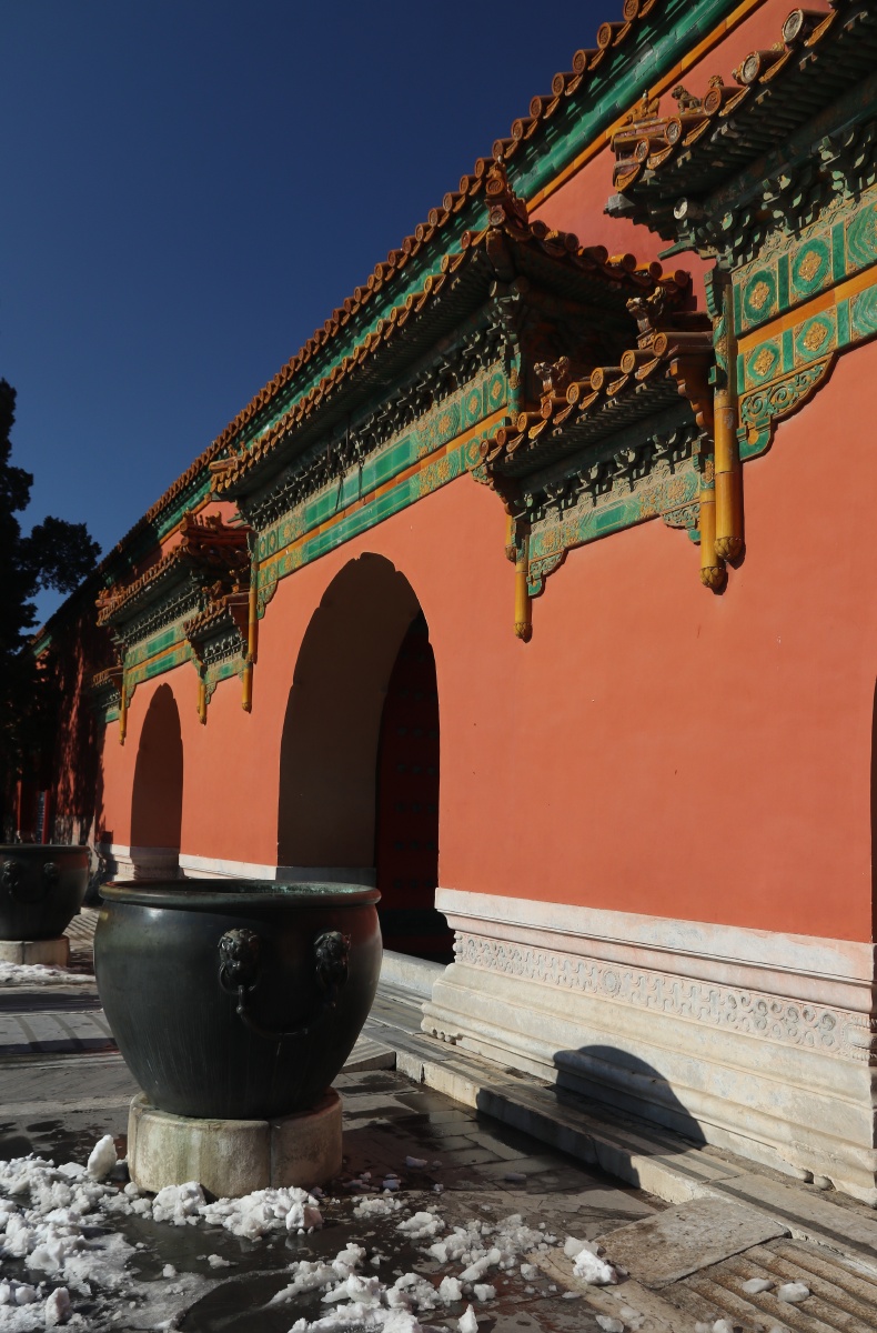 冬日暖阳光影宁寿门拍摄于2022125北京故宫宁寿门在皇