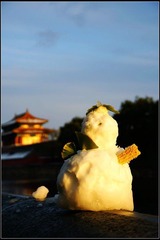 故宫雪人