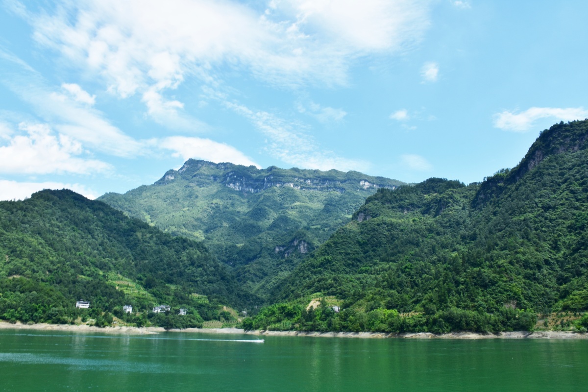 绿水青山就是金山银山.#重庆市石桥湖