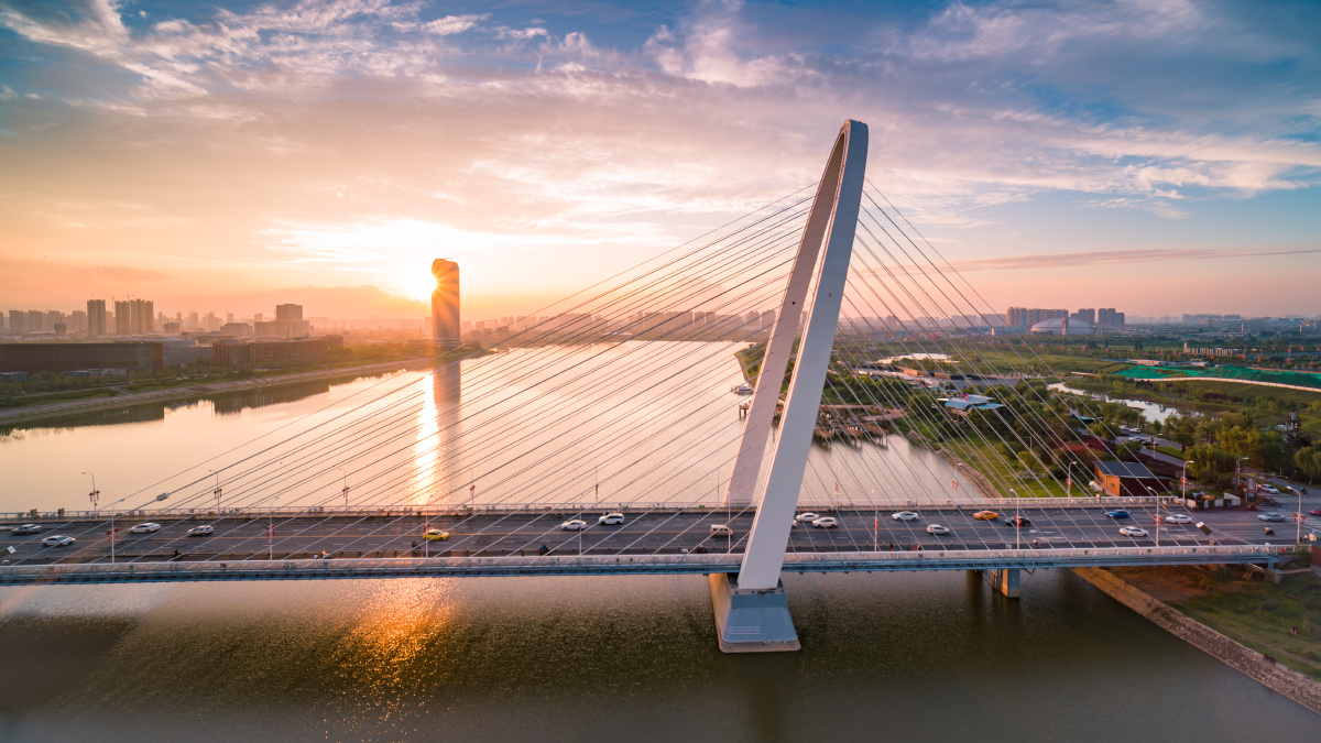 生态浐灞 第三期 多彩浐灞 火烧云下的浐灞 水天一色 姹紫嫣红