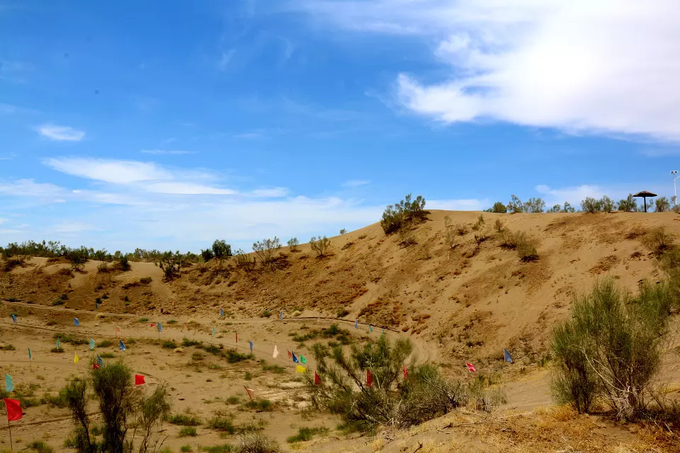 驼铃梦坡沙漠公园驼铃梦坡沙漠公园位于新疆石河子垦区150团境内,处于