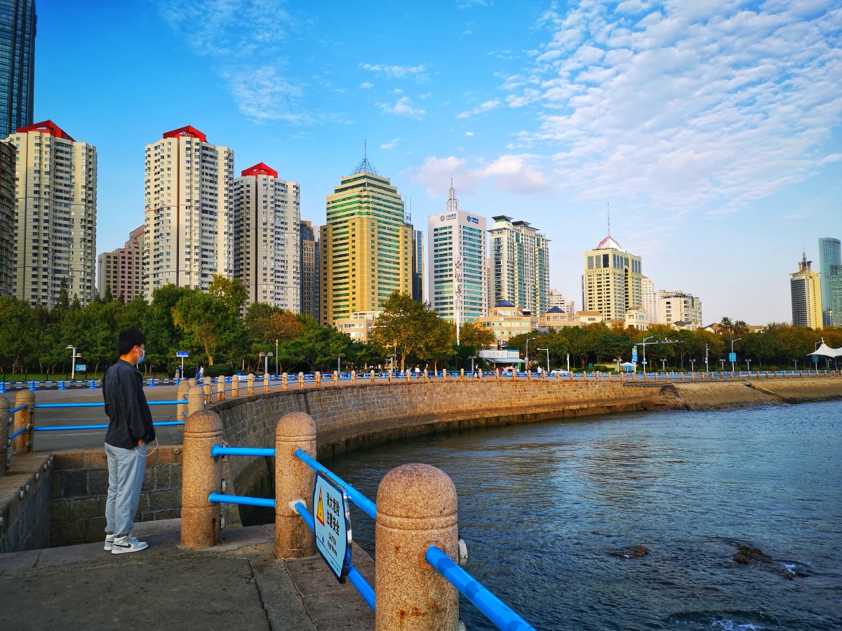 疫情之下青岛街景
