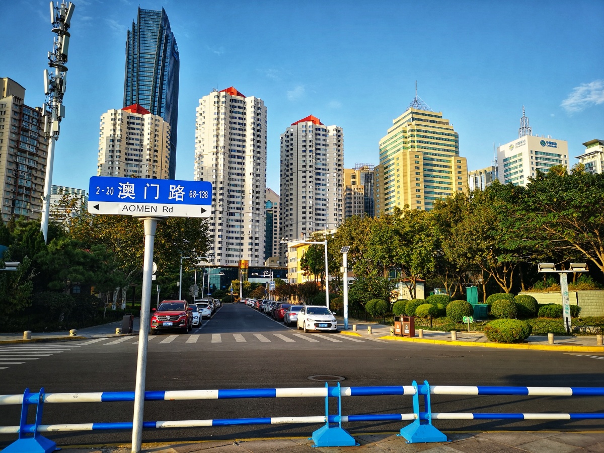 疫情之下青岛街景