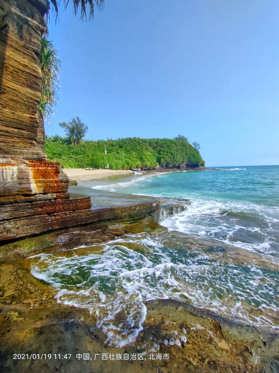 旅拍涠洲岛五彩滩