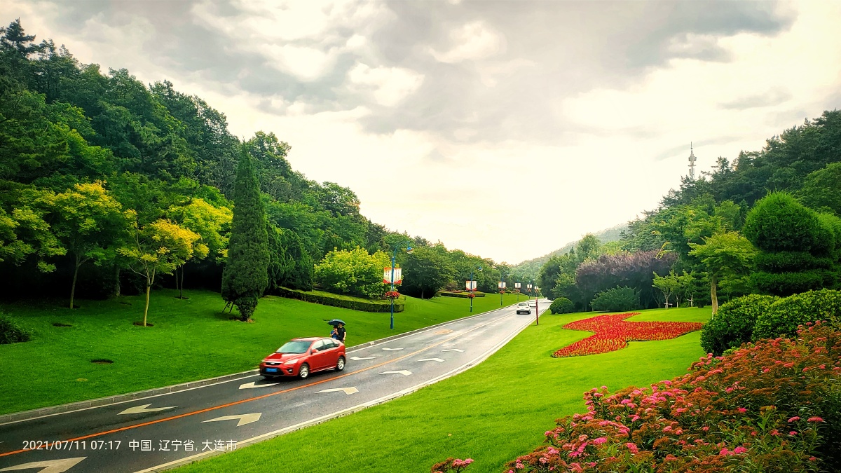 旅拍大连最美滨海路
