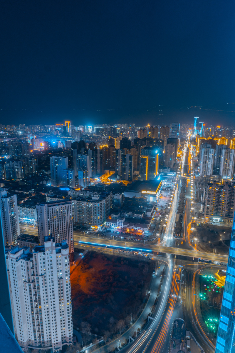 城市天际线兰州陆家嘴