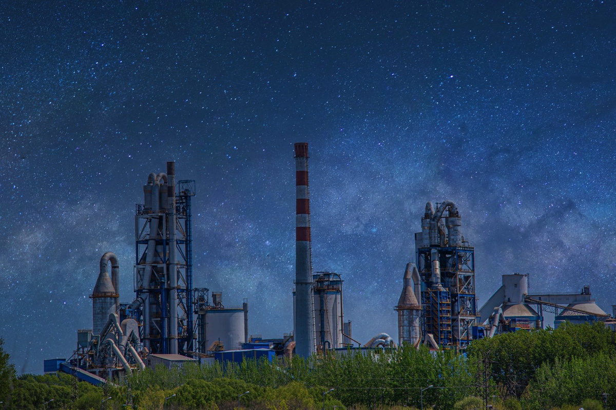 琉璃河水泥厂的星空