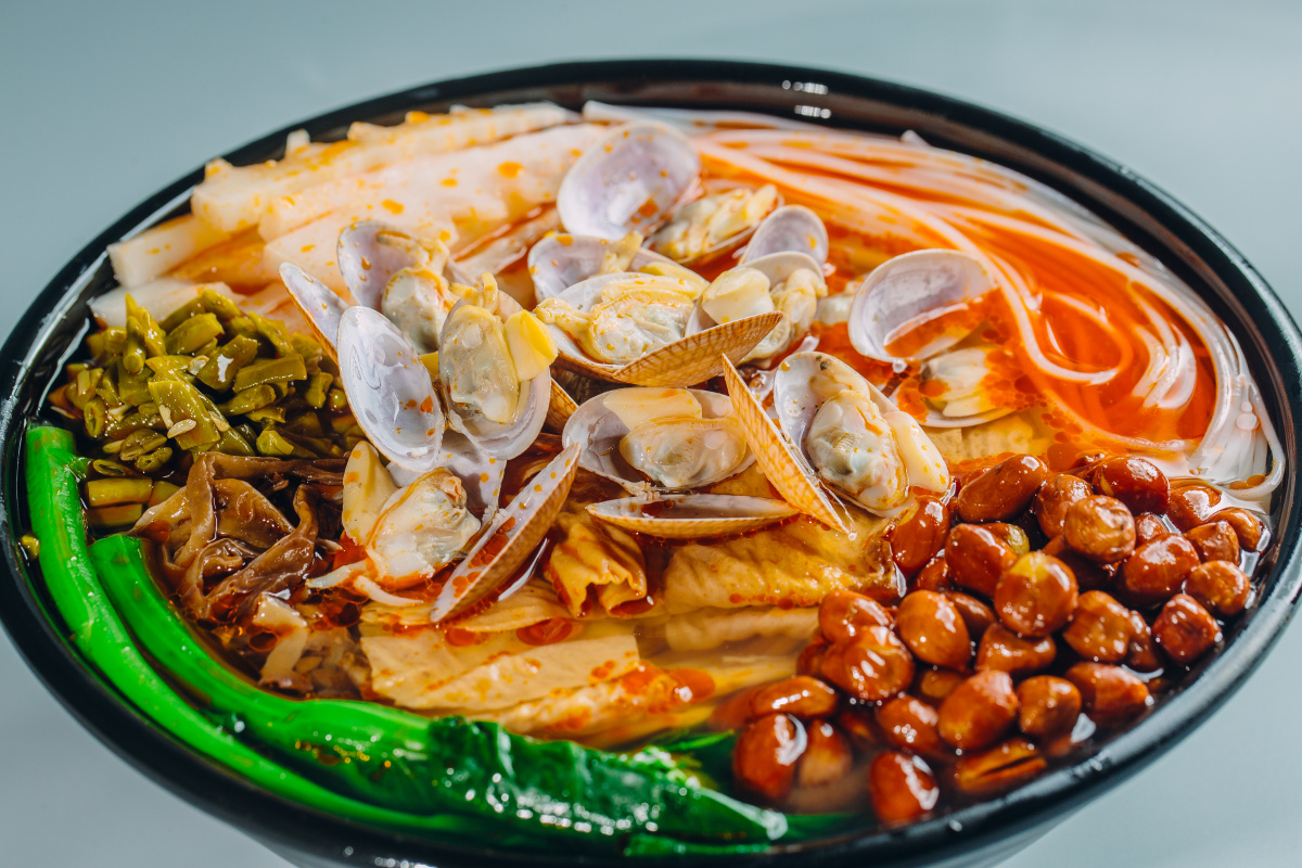 螺蛳粉套餐花甲螺蛳粉