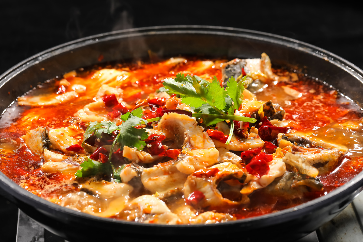 美食摄影水煮鱼