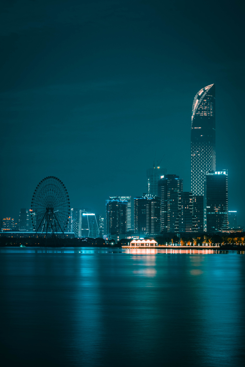 苏州金鸡湖网红地打卡照