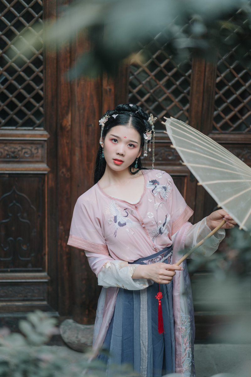荷花古装美女