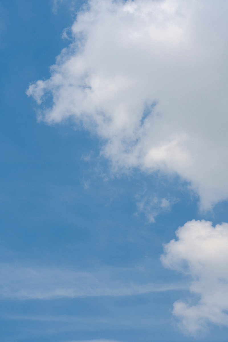 实拍纯净天空云朵素材分享