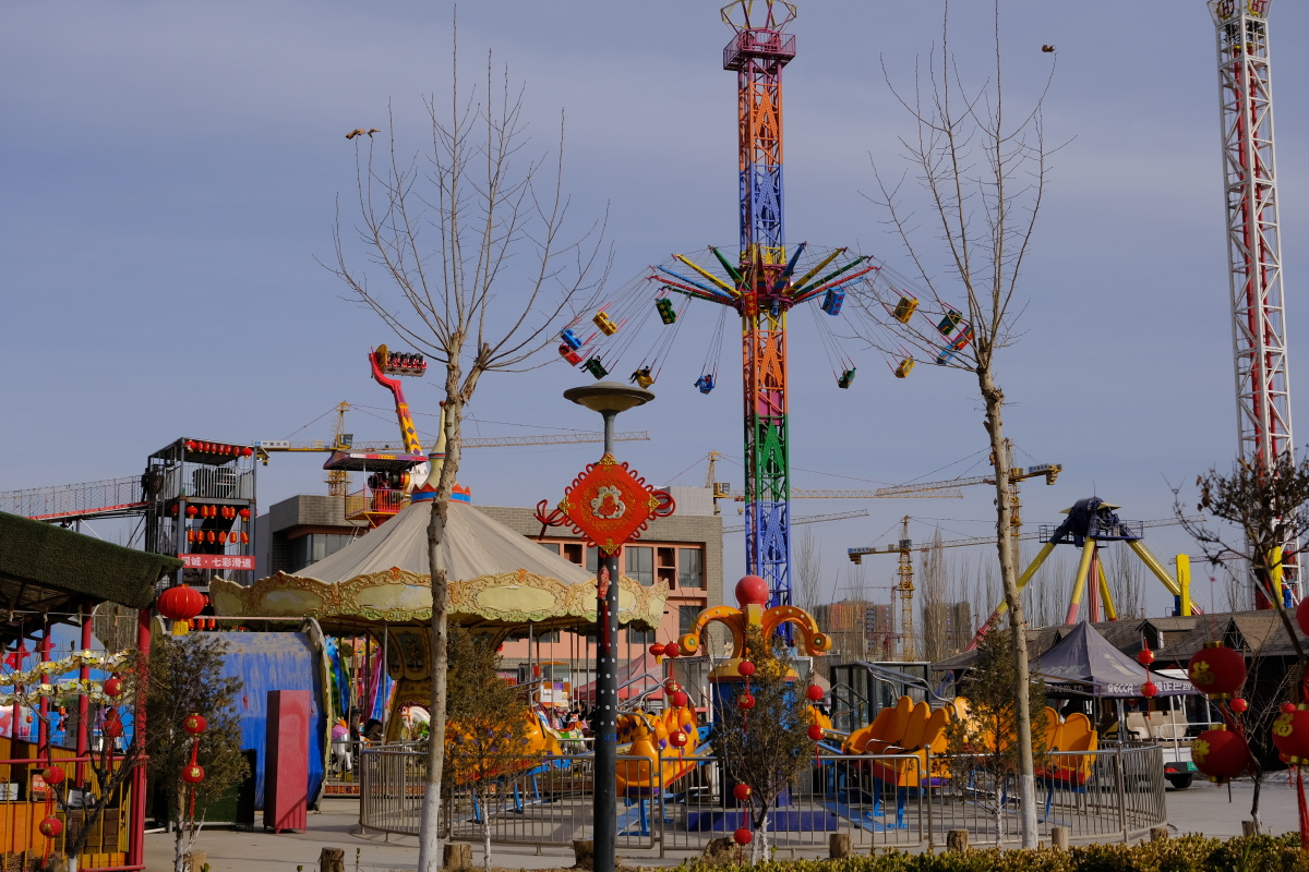 冬去春来和田昆仑公园