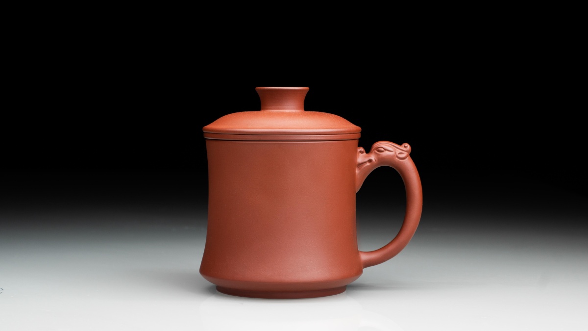 荣昌陶带茶漏茶杯