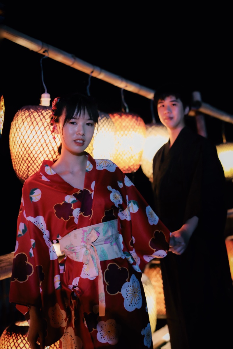 日系和服情侣写真