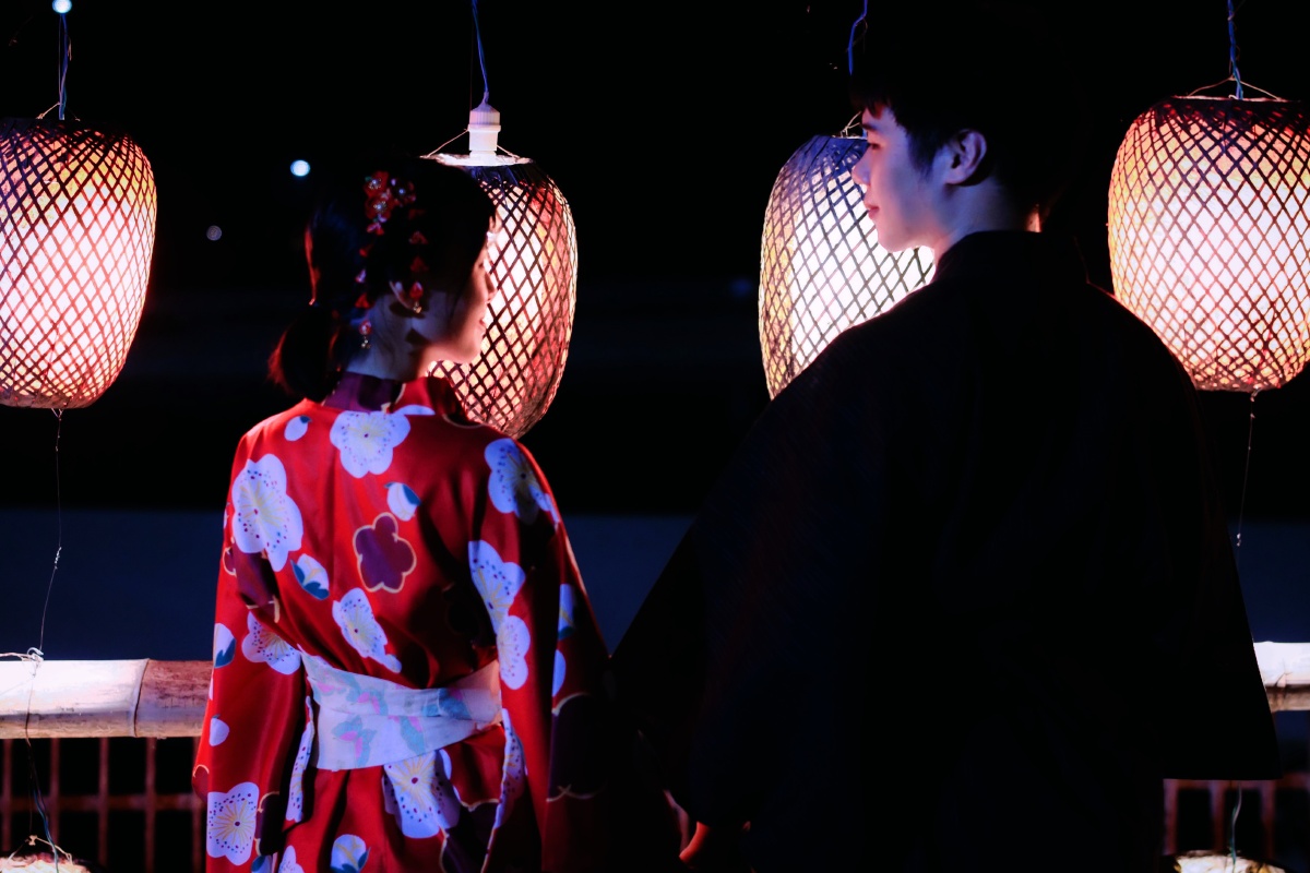 日系和服情侣写真