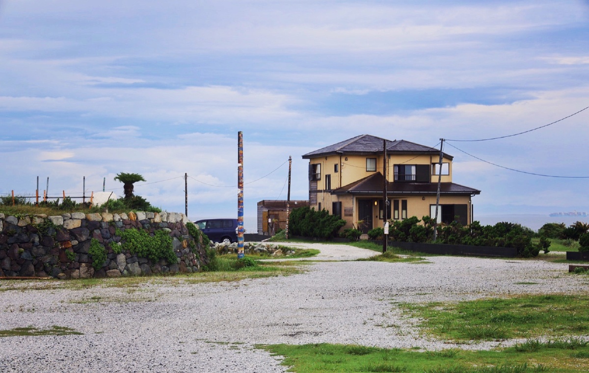 日本东京千叶县的馆山市非常宁静漂亮的地方