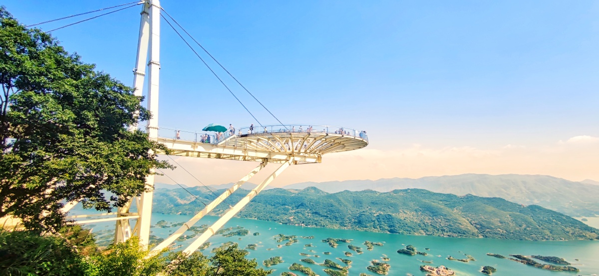 湖北黄石仙岛湖天空之城