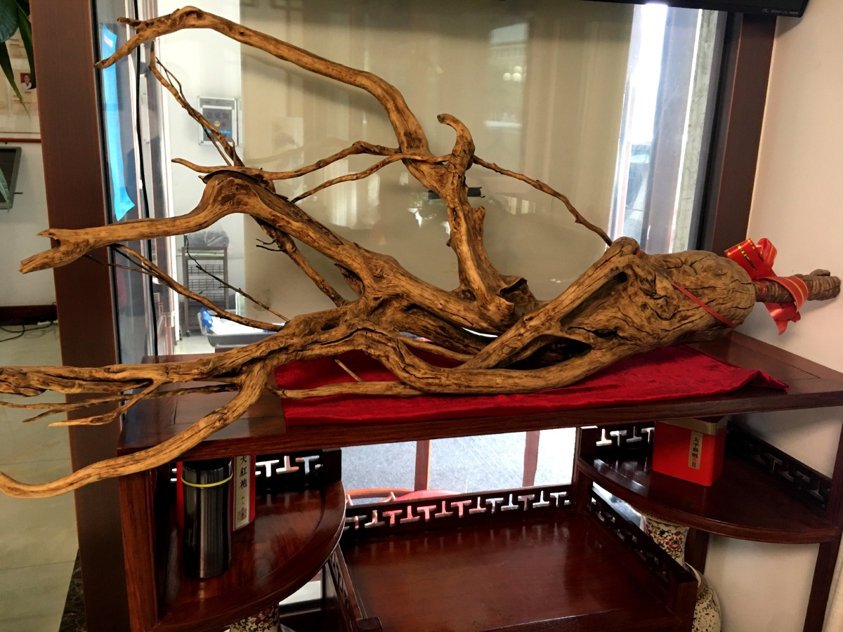 根雕摆件人参根雕