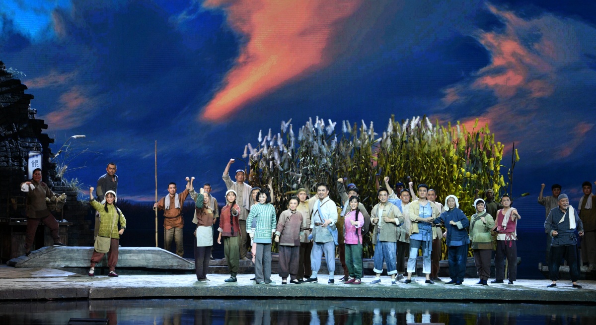 河北首部大型原创民族歌剧《雁翎队》 重回白洋淀,唤起红色记忆,弘扬