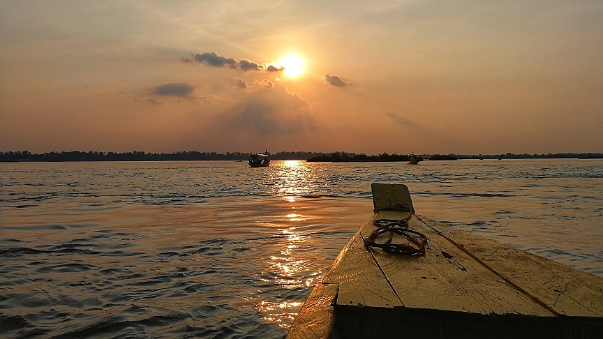 柬埔寨桔井1湄公河景