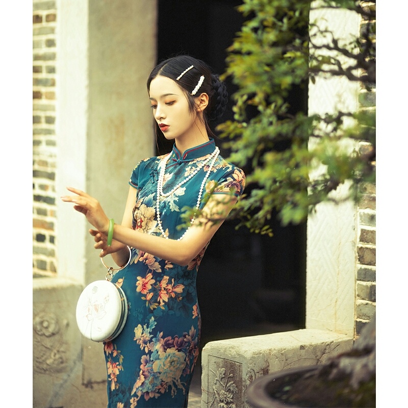 民国风怀旧复古旗袍