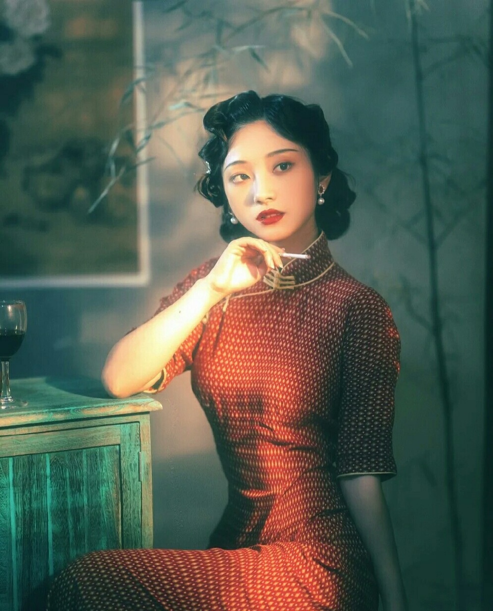 民国风怀旧复古旗袍