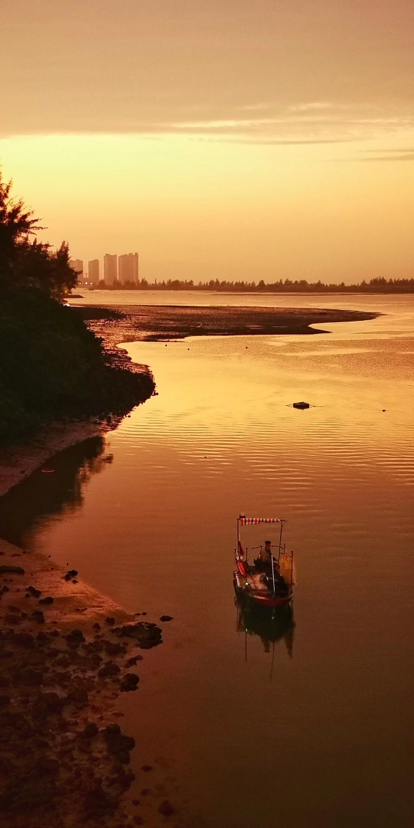 海边的那一抹斜阳