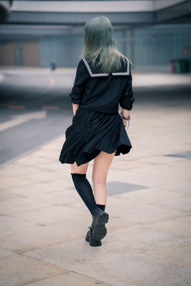 发下近期作品——不良风jk少女 - 摄影师镰月 - 图虫