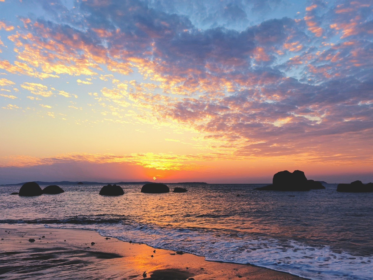 日出晨曦美景如画