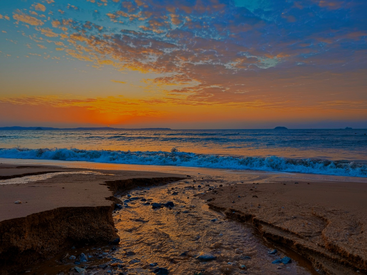 日出晨曦美景如画