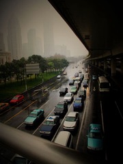 雨天的上海